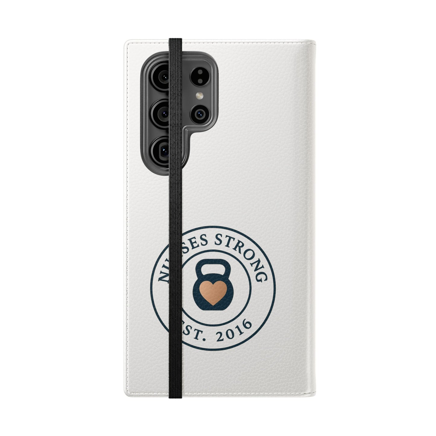 Navy Rose NS  Flip Case | Phone Accessory for Healthcare Workers | Gift for Nurses | Stylish & Functional | Durable Phone Protection