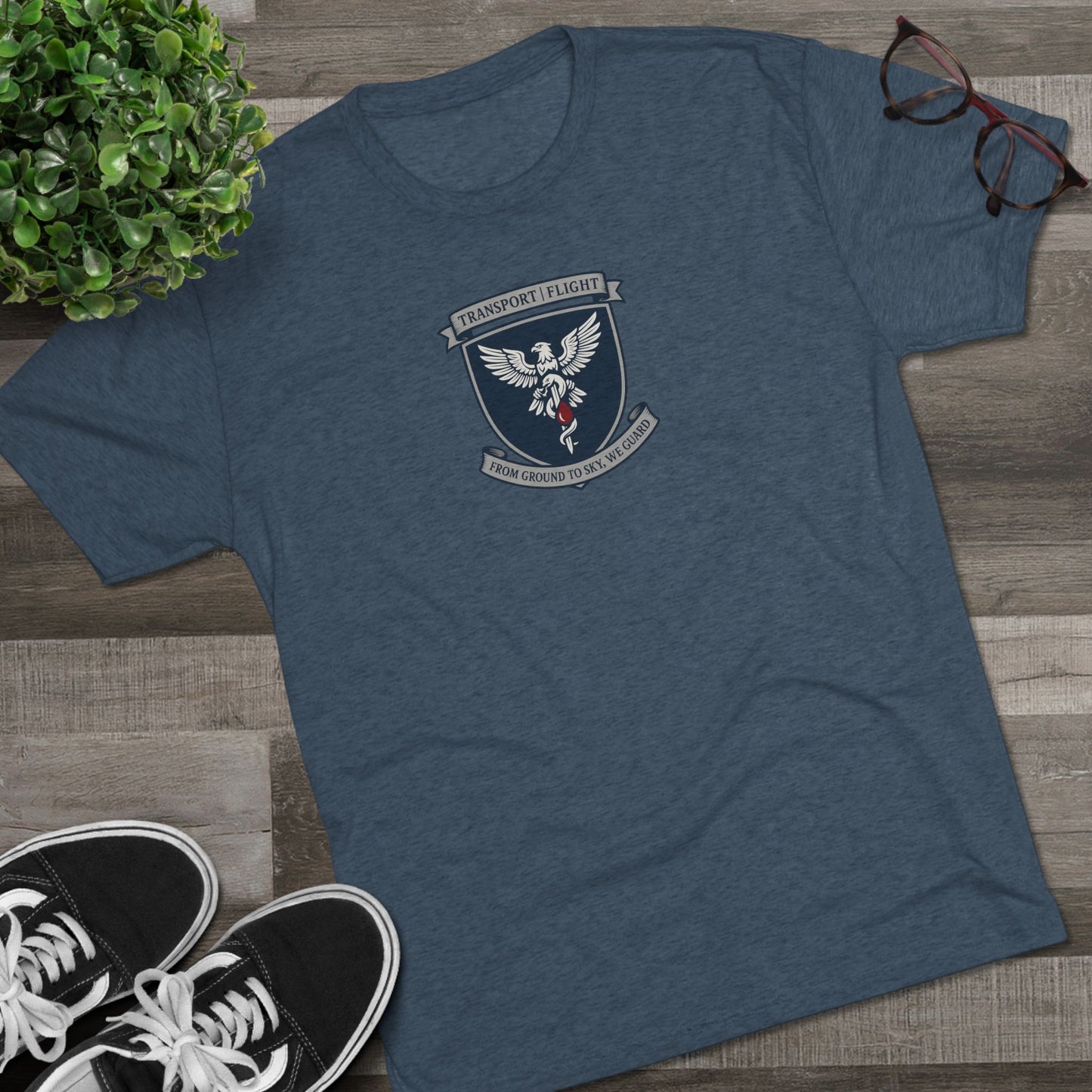 Transport Nurse Tri-Blend Crew Tee, Comfortable Casual T-Shirt, Perfect Gift for Nature Lovers, Adventure Apparel, Everyday Wear