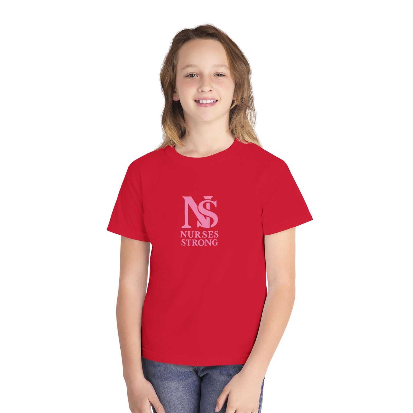 Nurses Strong Youth Tee, Inspirational Shirt for Future Nurses, Motivational Gift, Medical Student Apparel, Health Care T-Shirt