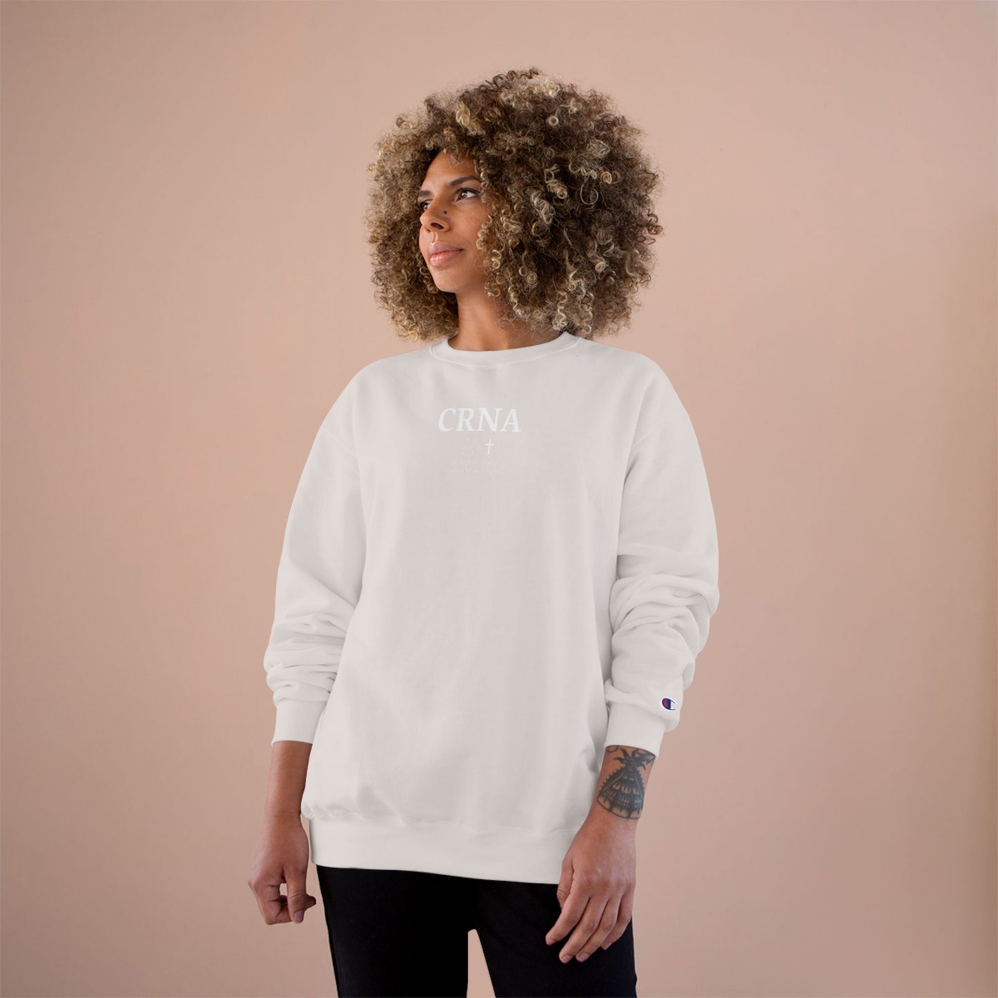 Guided by Faith, Champion Sweatshirt, Cozy Apparel, Inspirational, Perfect Gift for a Graduate