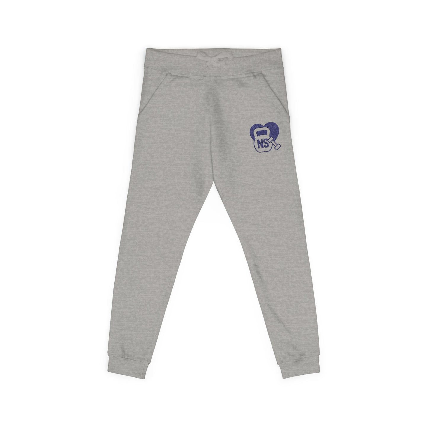 Cozy Embroidered Unisex Fleece Sweatpants, Comfortable Lounge Pants, Perfect for Relaxing, Gifts for Him/Her, Casual Style, Everyday Wear