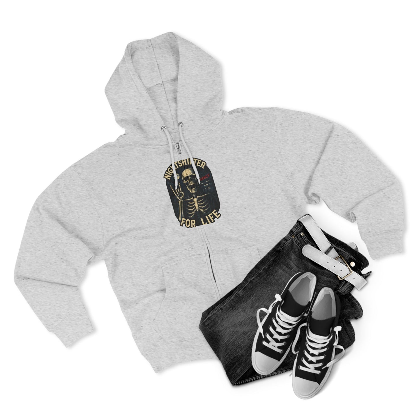Life Shifter for Life Zip Up Hoodie for Life, Unisex Hoodie, Halloween Fashion, Casual Wear, Trendy Sweatshirt