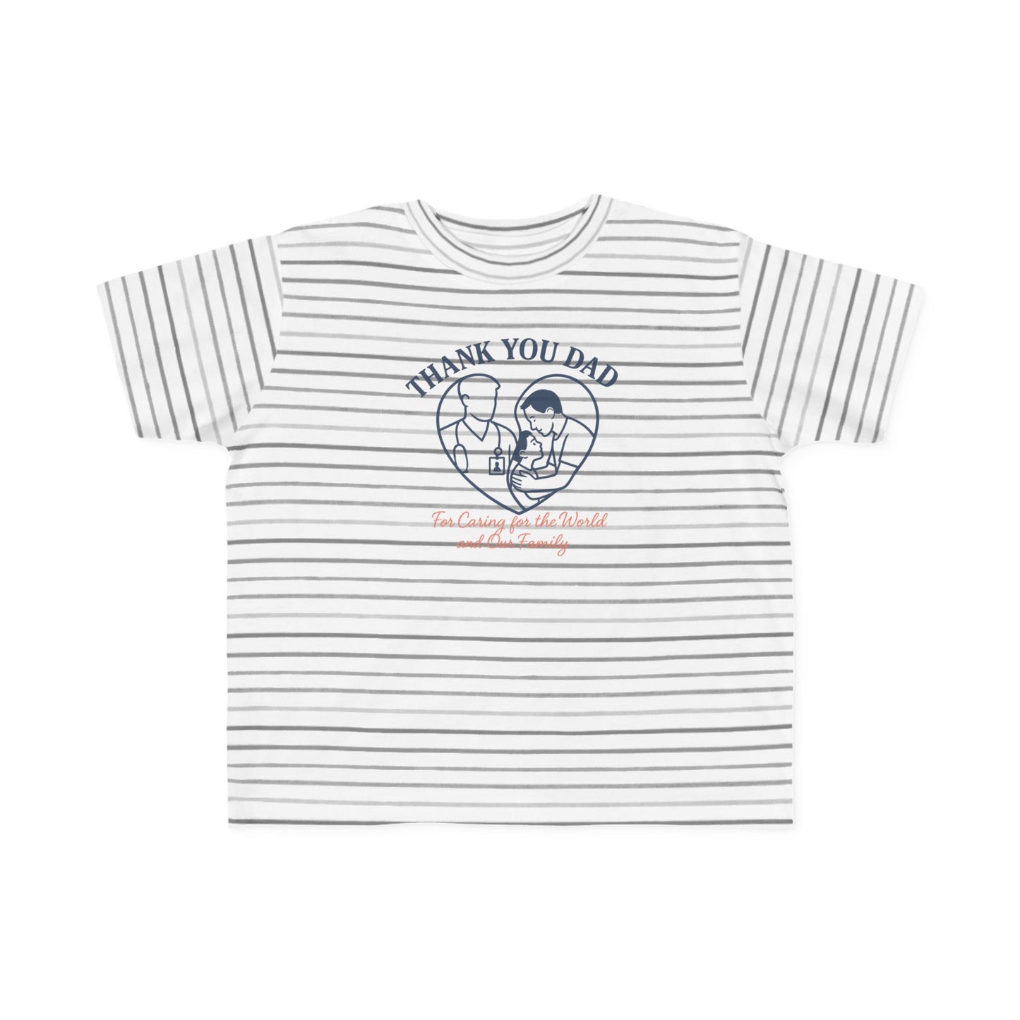 Thank You Dad Toddler T-Shirt, Father's Day Gift, Cute Kids Tee, Appreciation Shirt for Dad, Family Love, Toddler Apparel