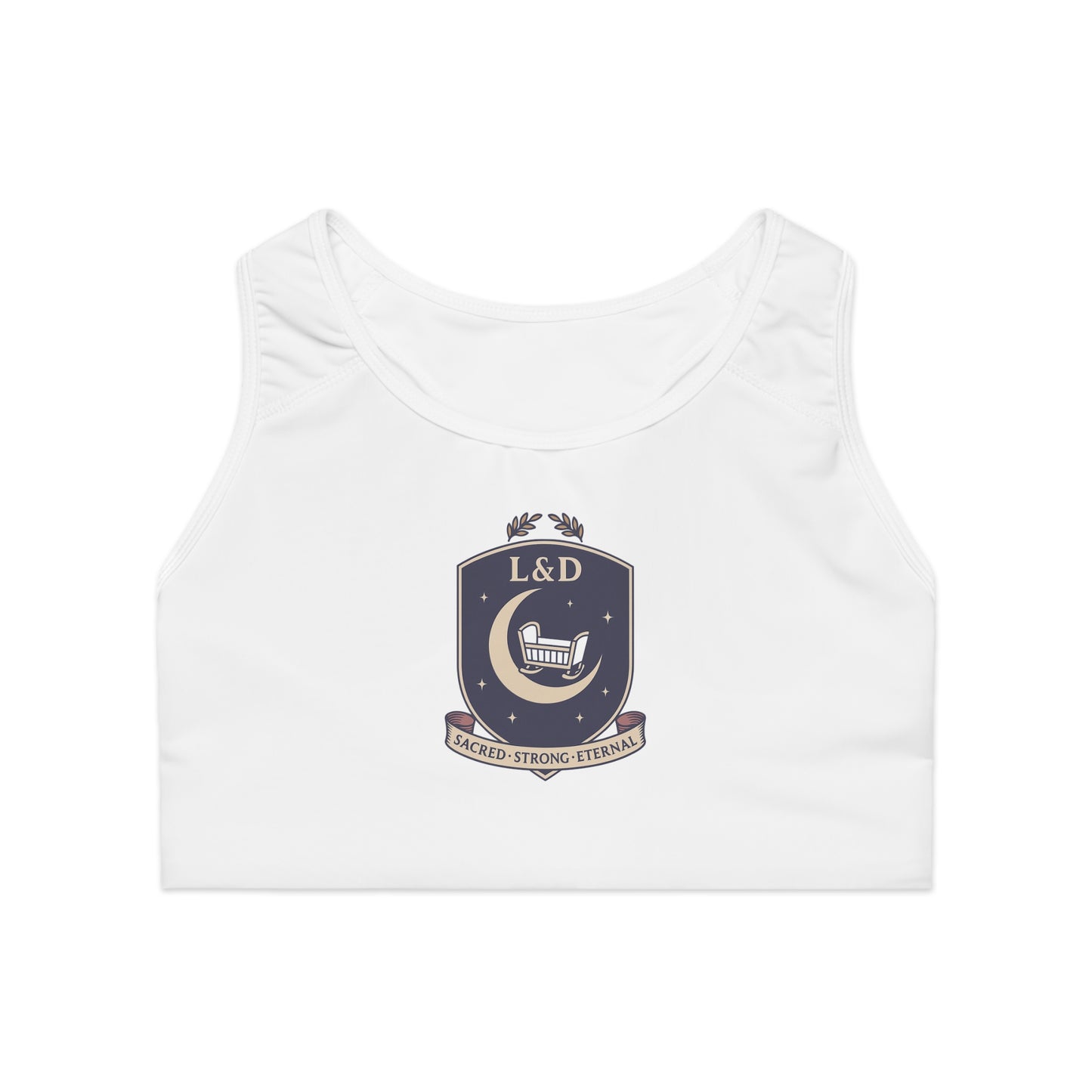 L&D Sports Bra - Empowerment Wear for Fitness Lovers, Workout Gear, Activewear, Gift for Her, Everyday Comfort