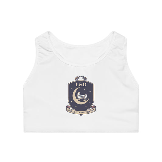 L&D Sports Bra - Empowerment Wear for Fitness Lovers, Workout Gear, Activewear, Gift for Her, Everyday Comfort