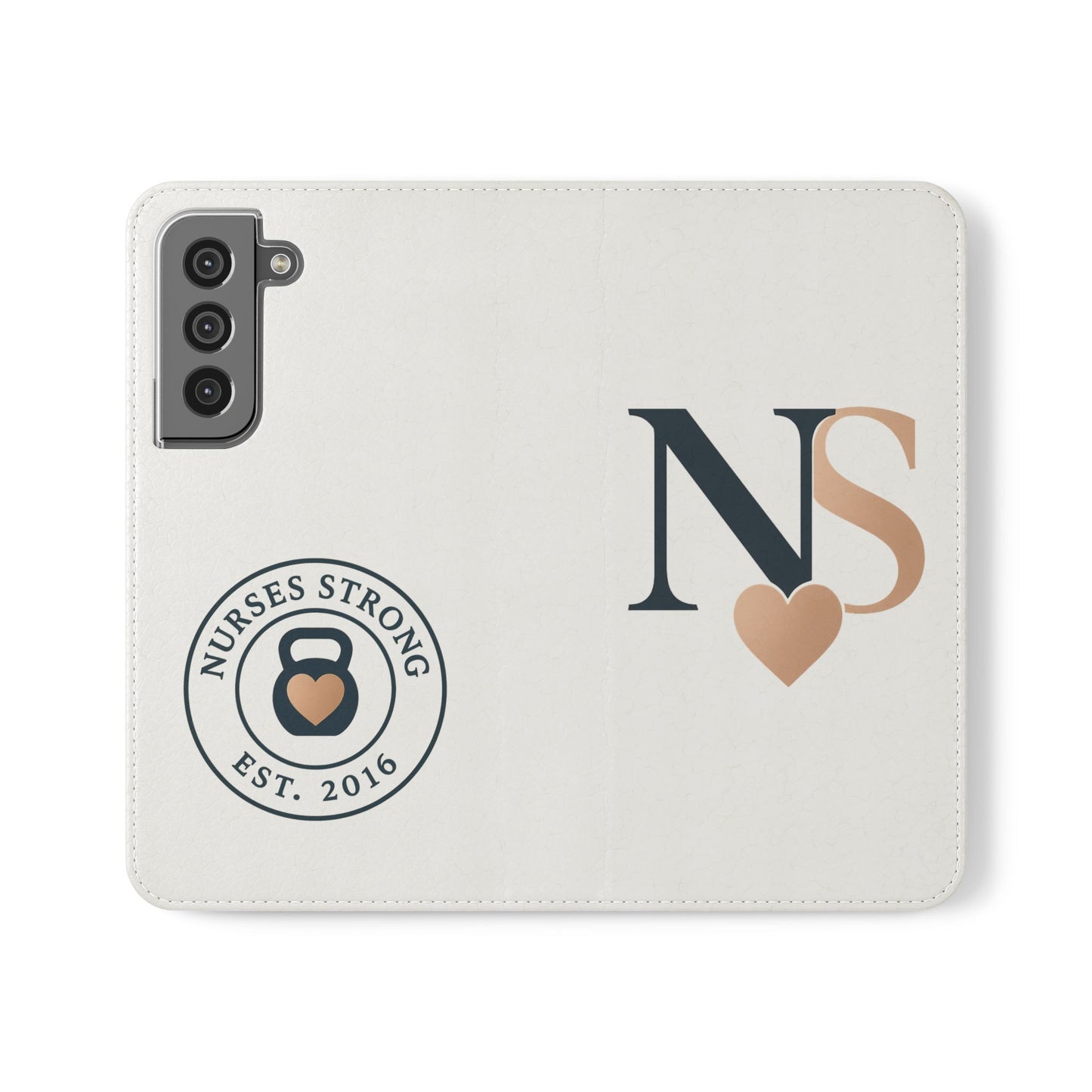 Navy Rose NS  Flip Case | Phone Accessory for Healthcare Workers | Gift for Nurses | Stylish & Functional | Durable Phone Protection