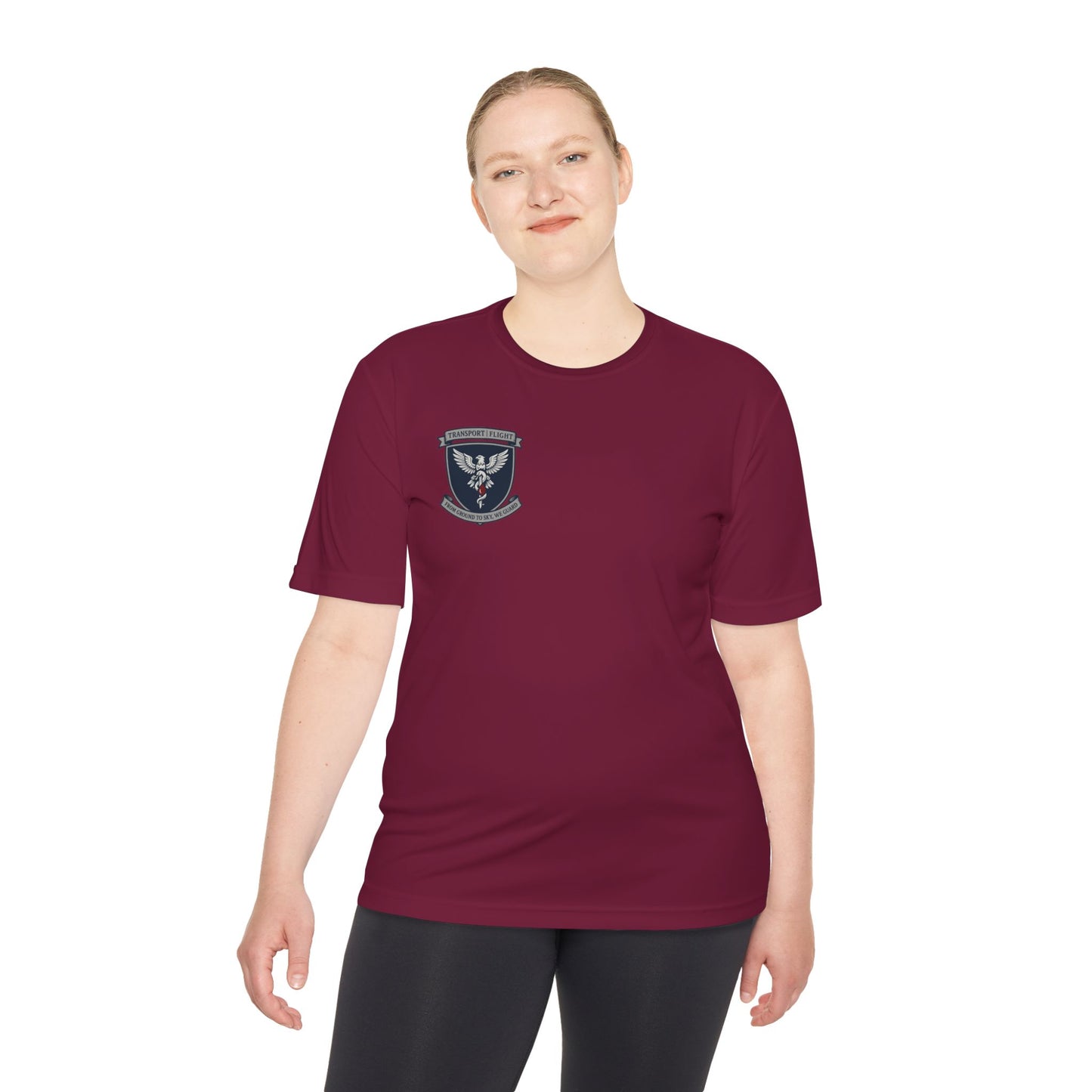 Transport/Flight Moisture Wicking Tee - Comfortable Athletic Shirt, Fitness Wear, Active Lifestyle, Sports Apparel, Workout Top