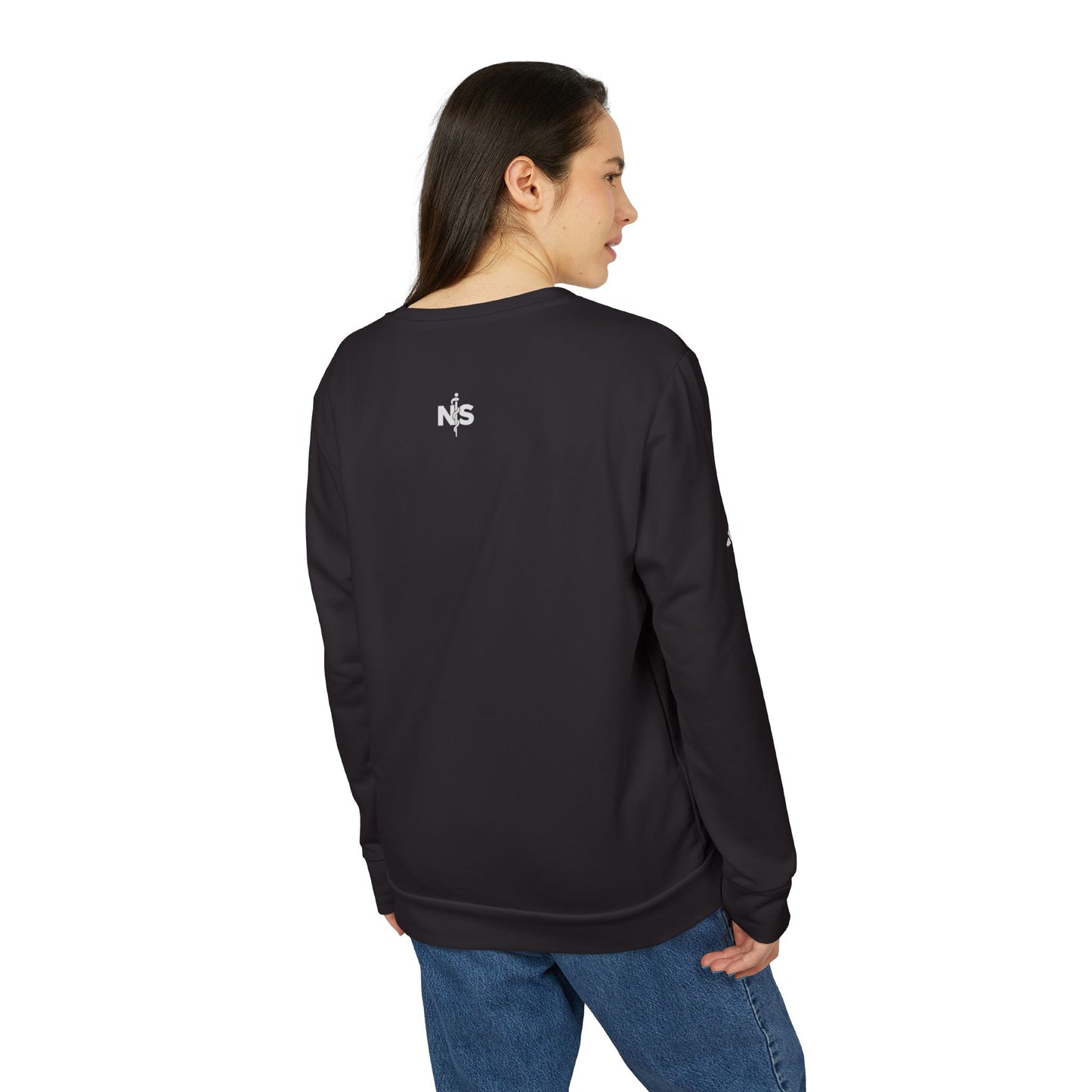 Adidas Caduceus Cozy Unisex Fleece Sweatshirt for Everyday Comfort, Streetwear Style, Casual Wear, Gift for Him/Her, Trendy Outerwear