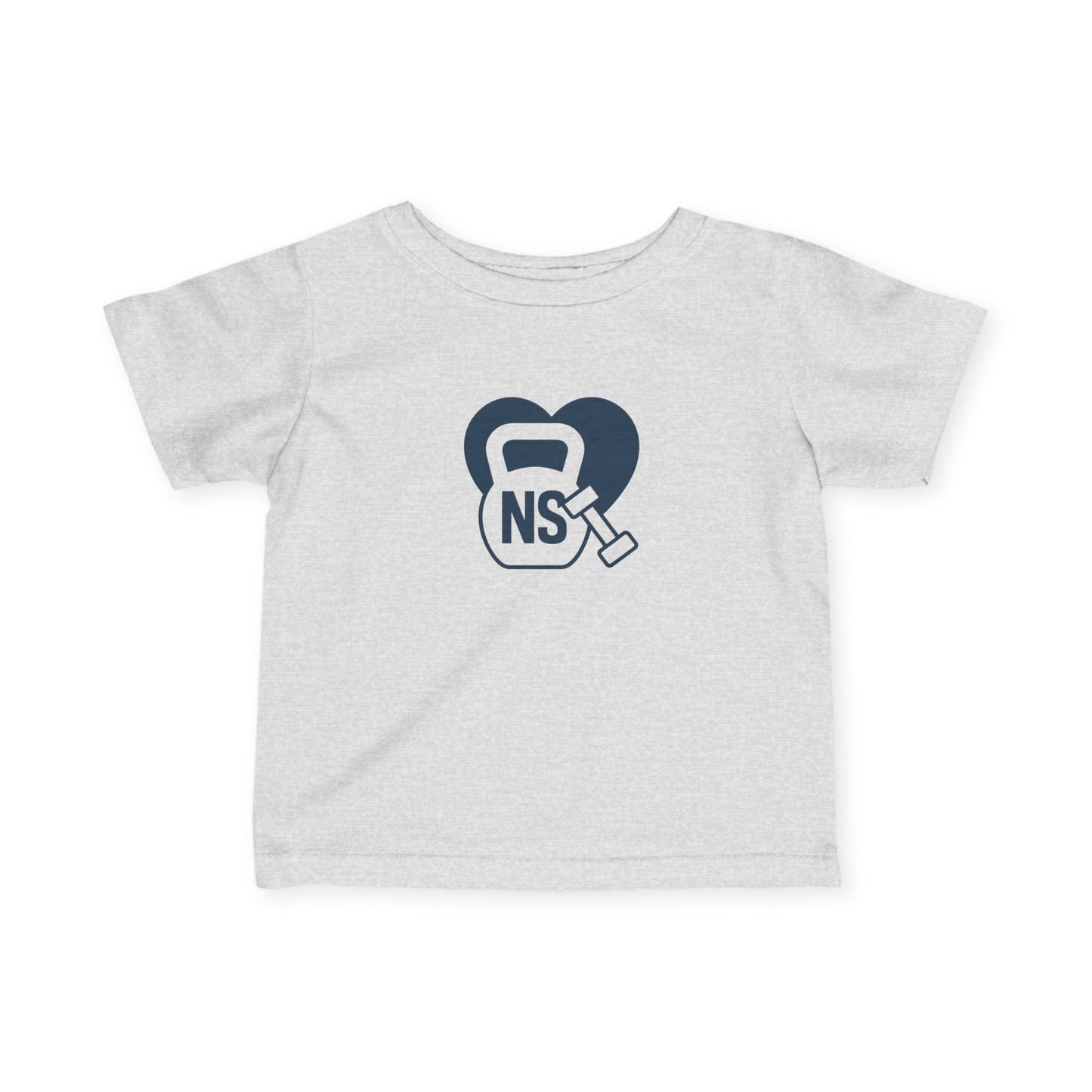 Heart & Kettlebell Infant Tee, Cute Baby Workout Shirt, Newborn Gift for Fitness Parents, Baby Clothes for Gym Lovers, Unique Baby [...]
