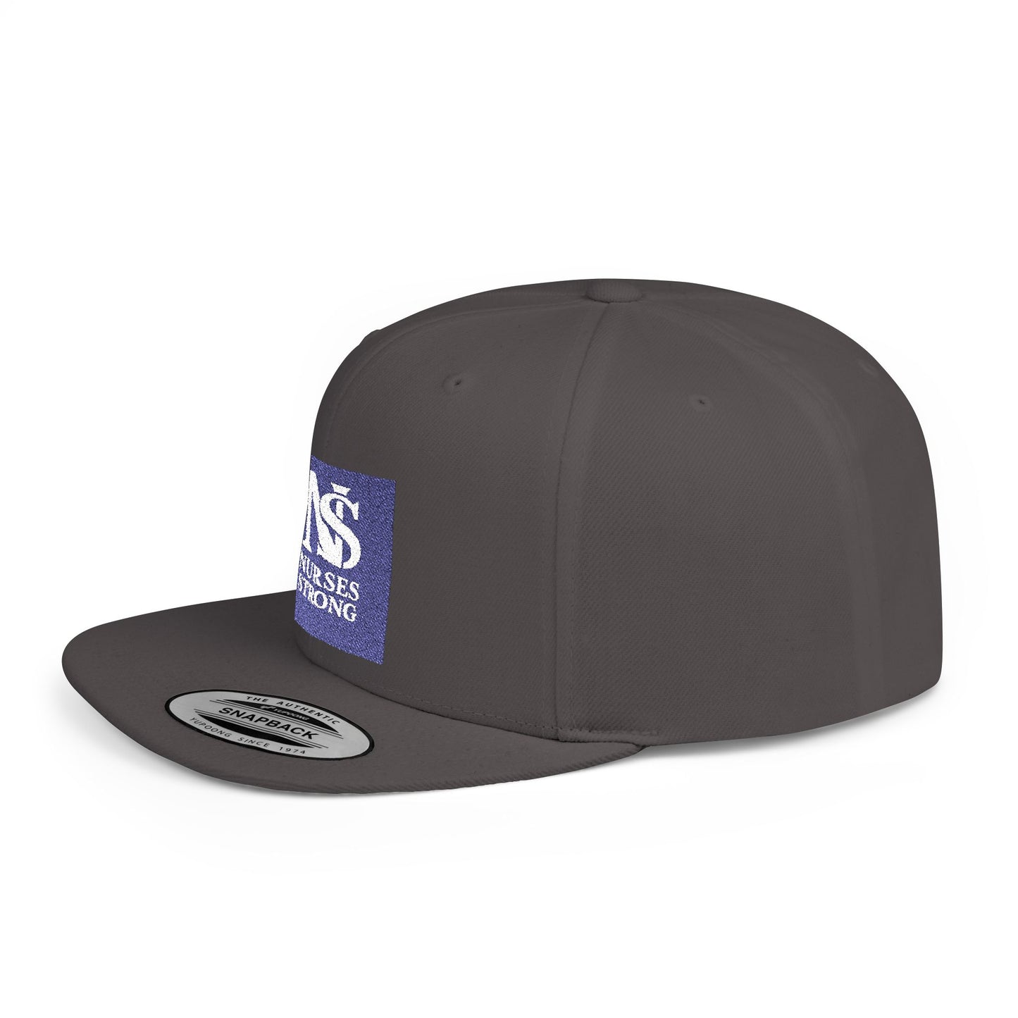 Nurses Strong Snapback Hat | Flat Bill Cap for Healthcare Professionals | Gift for Nurses, Medical Workers, Graduation