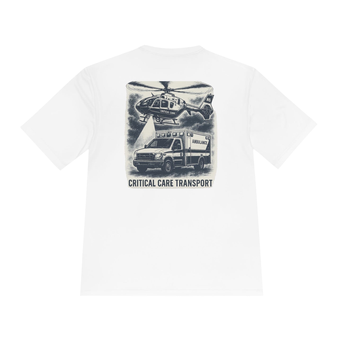 Critical Care Transport Tee, Unisex Athletic Shirt, EMS Gift, First Responder Apparel, Workout Tee, Emergency Services Clothing
