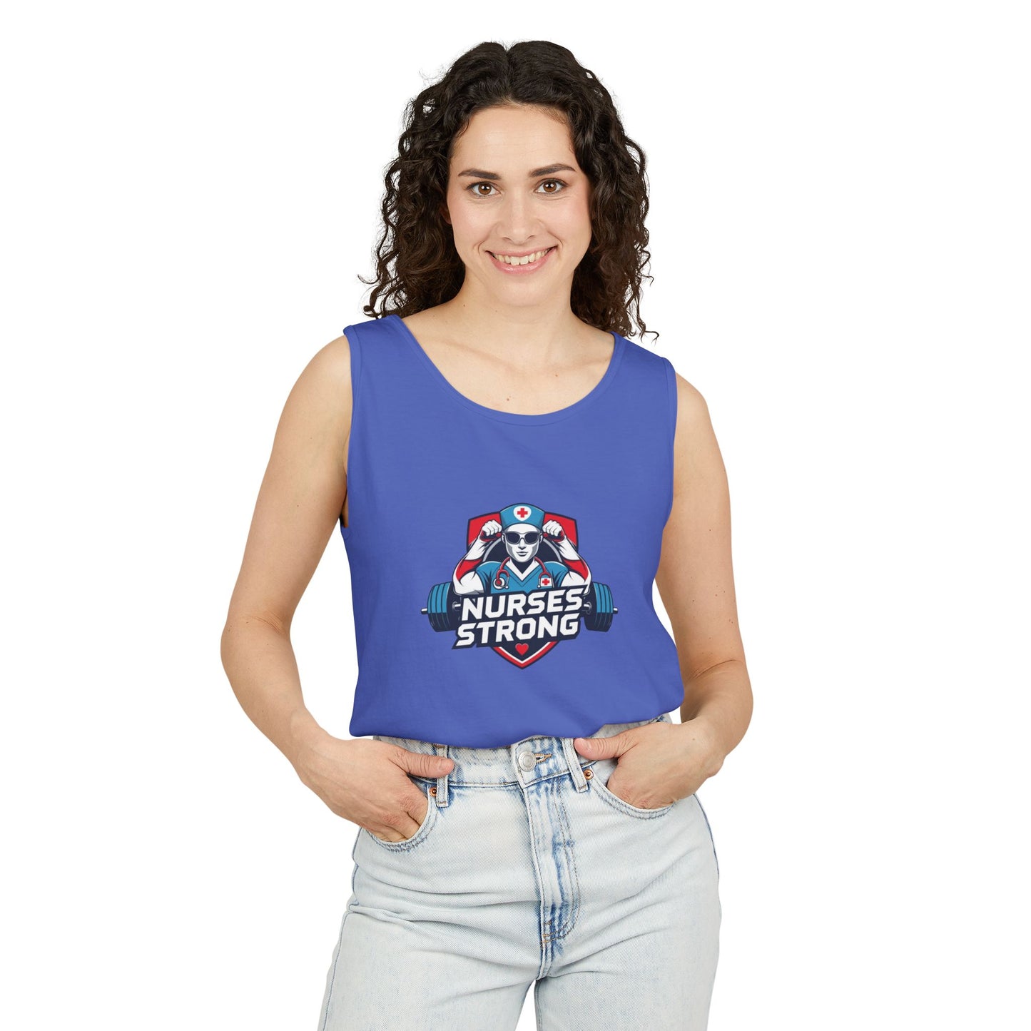 Nurse Strength Tank Top - Perfect Gift for Healthcare Workers, Gym Wear, Motivational Fitness Top, Nursing Appreciation Day, Fitness [...]