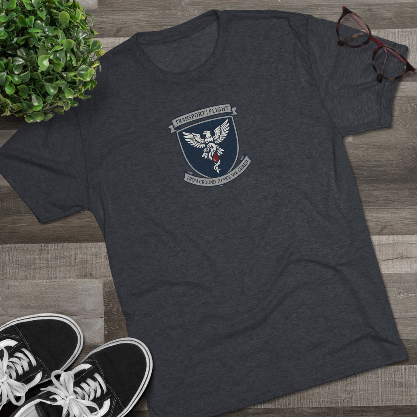 Transport Nurse Tri-Blend Crew Tee, Comfortable Casual T-Shirt, Perfect Gift for Nature Lovers, Adventure Apparel, Everyday Wear