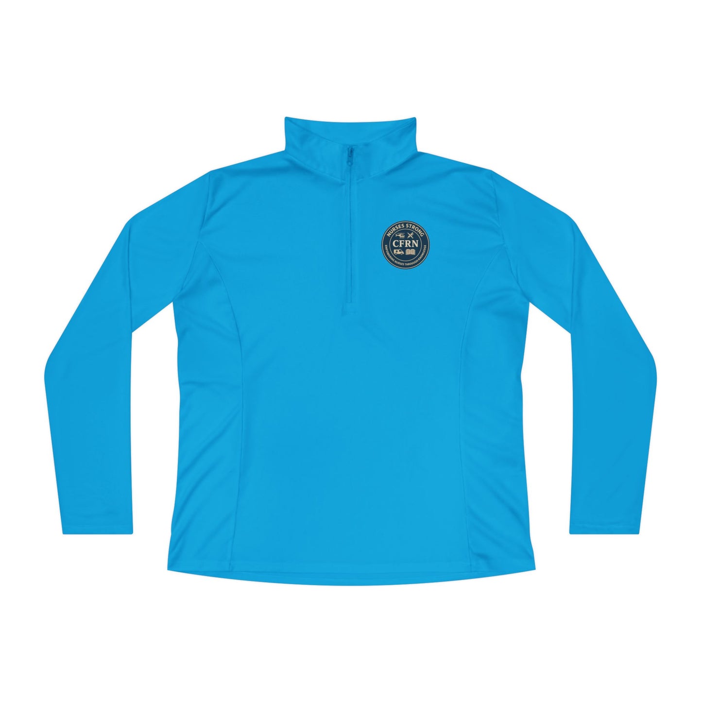 CFRN Ladies Quarter-Zip Pullover for Casual Comfort, Athletic Wear, Gift for Her, Outdoor Activities, Cozy Layering