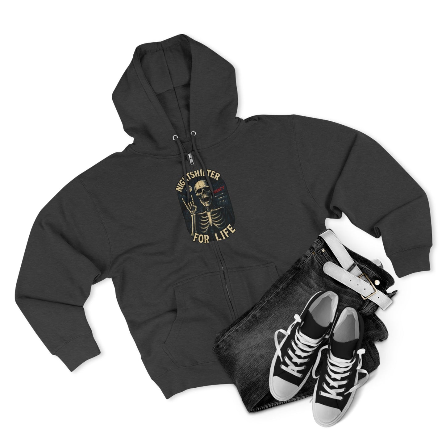 Life Shifter for Life Zip Up Hoodie for Life, Unisex Hoodie, Halloween Fashion, Casual Wear, Trendy Sweatshirt