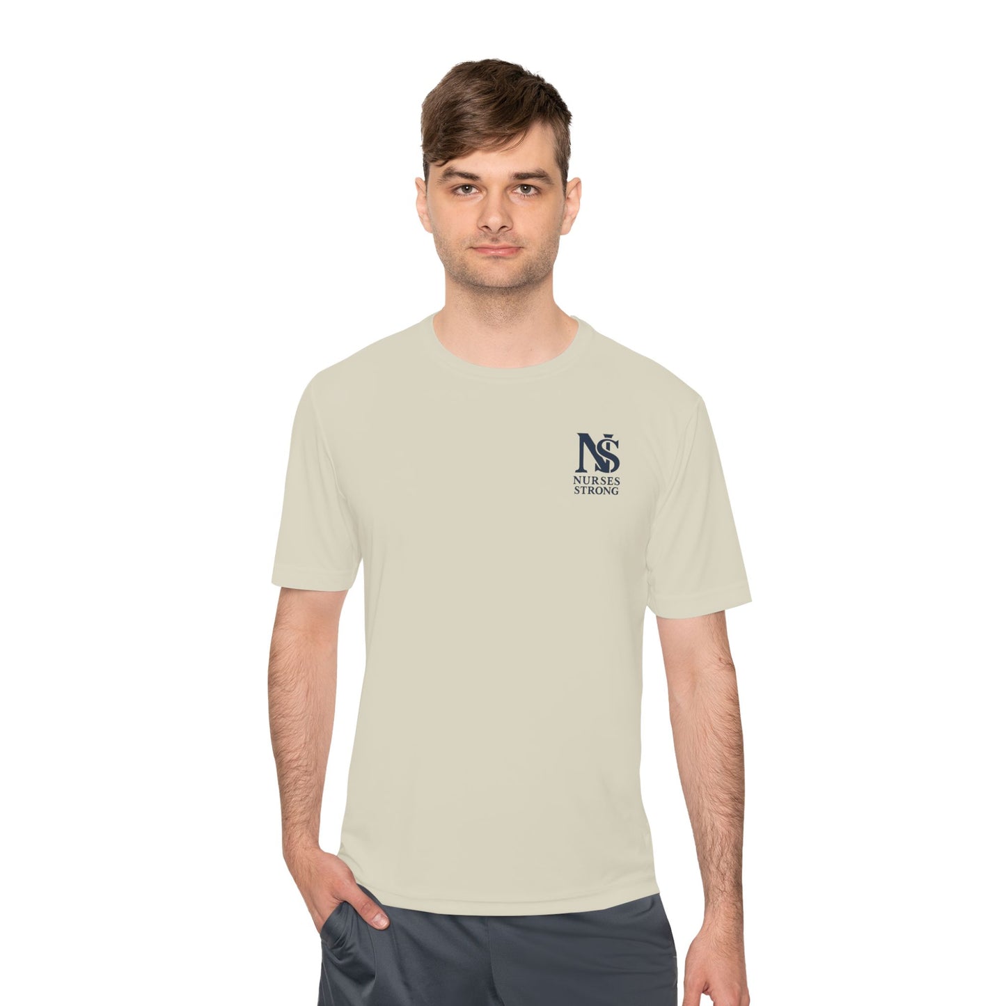 Nurses Strong Moisture-Wicking Tee, Perfect for Healthcare Workers, Gifts for Nurses, Fitness Apparel, Everyday Wear, Nurse Appreciation