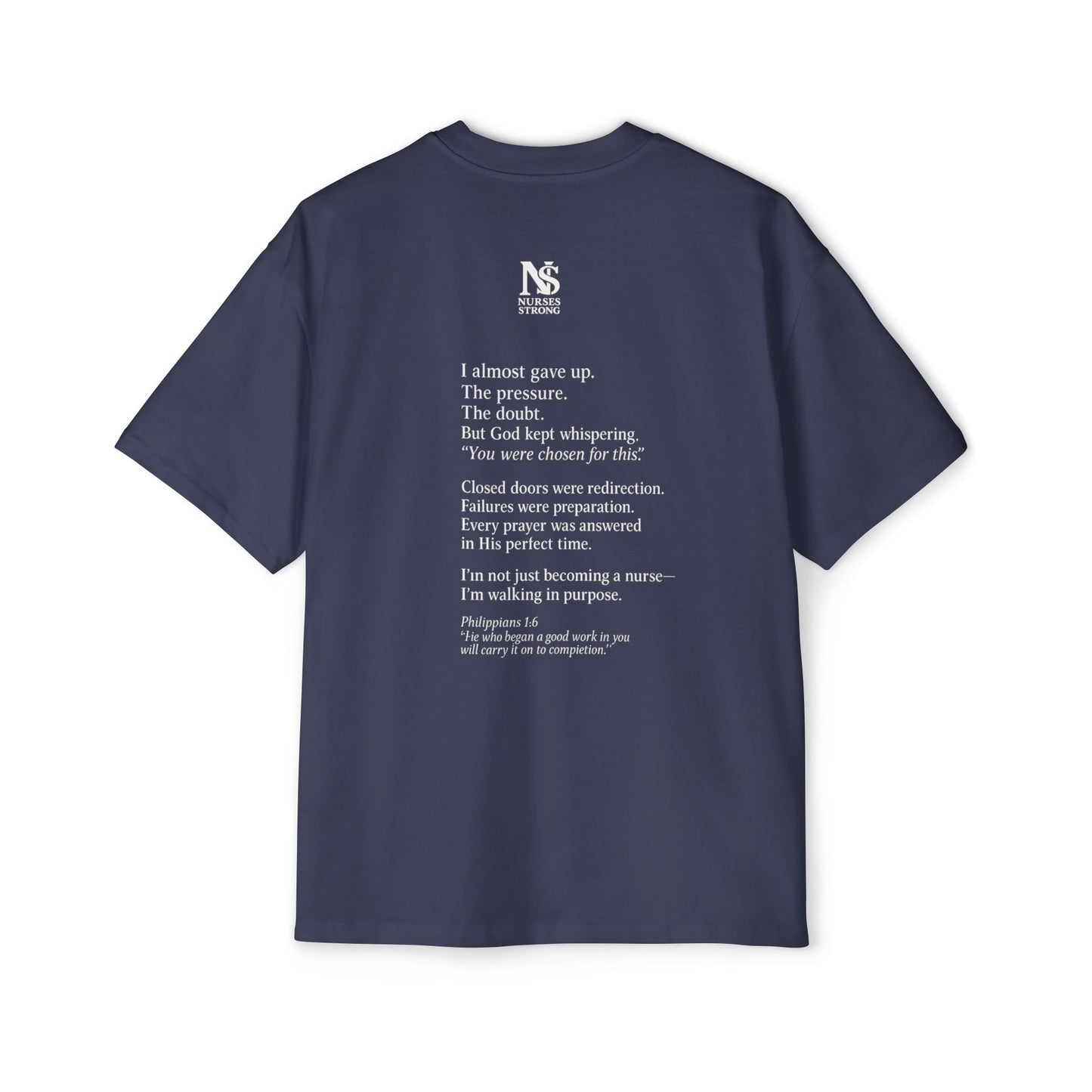 Guided by Faith, Men's Heavy Oversized Tee - Relaxed Casual Vibes, Everyday Wear,