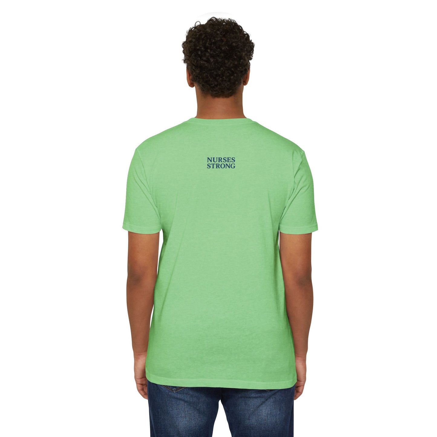 Nurse Strong KB T-Shirt | CVC Jersey Tee for Healthcare Heroes, Comfort Shirt for Nurses, Gift for Medical Professionals