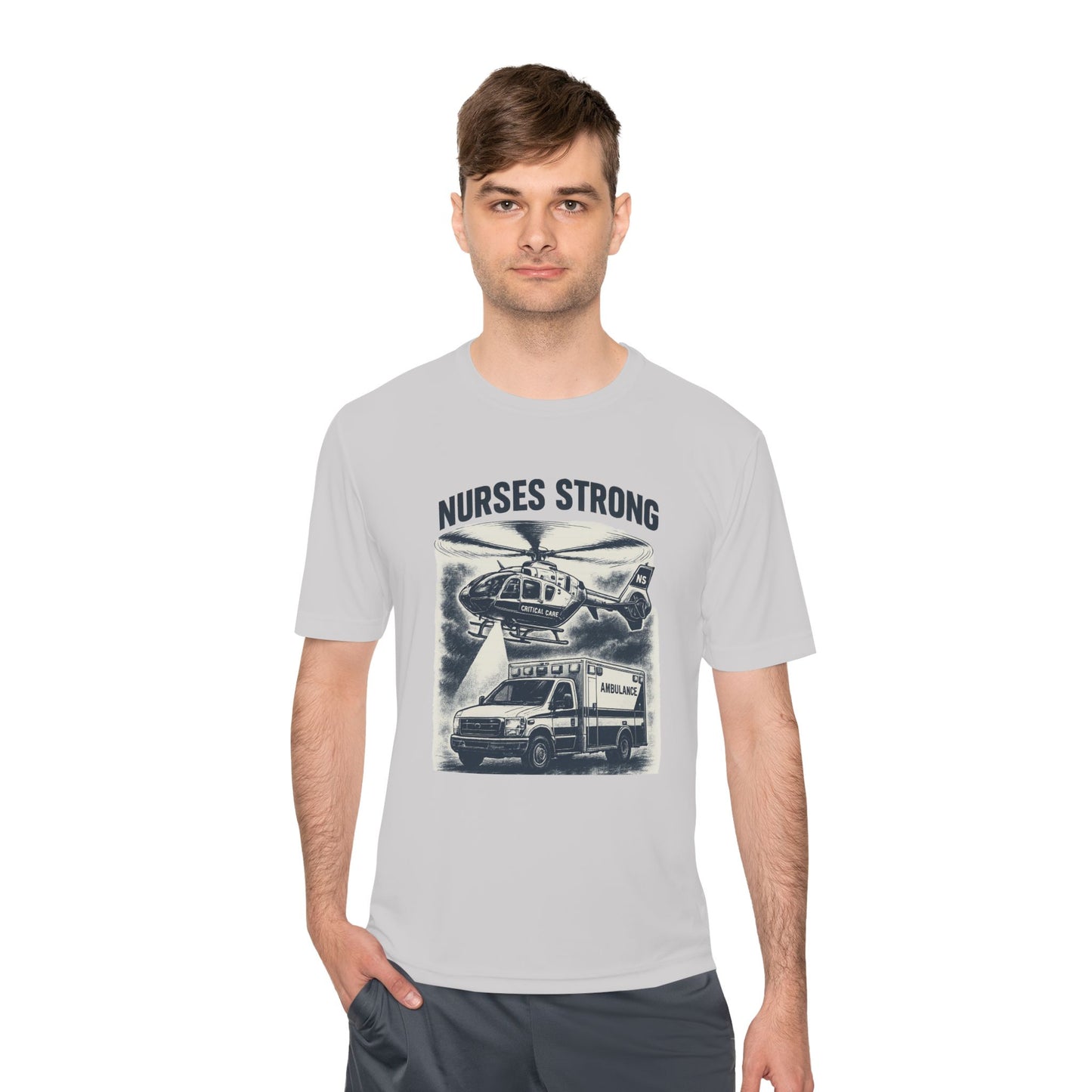 Nurses Strong CC Moisture Wicking Performance Tee