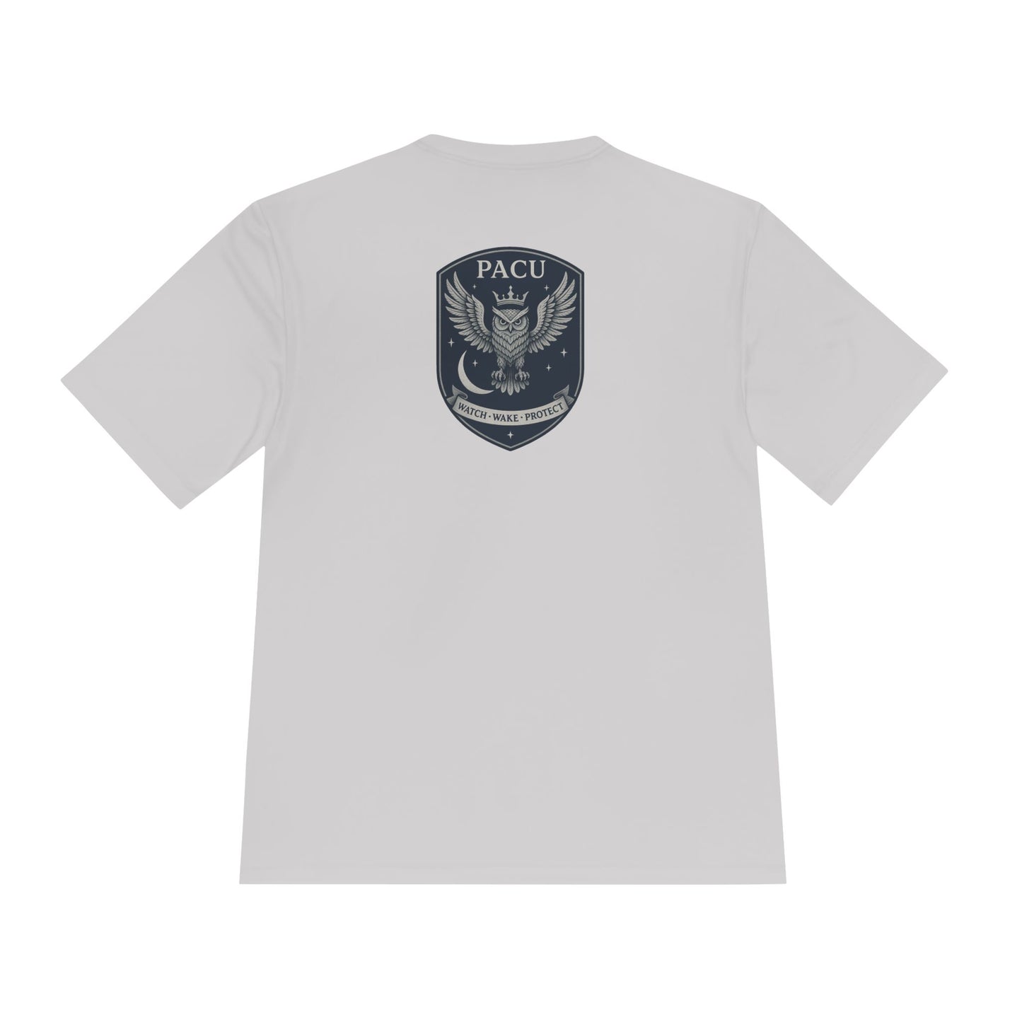 PACU Sigil Wicking Tee with PACU Eagle Emblem, Lightweight Athletic Shirt, Outdoor Activewear, Gym Tee, Perfect for Sports and Training