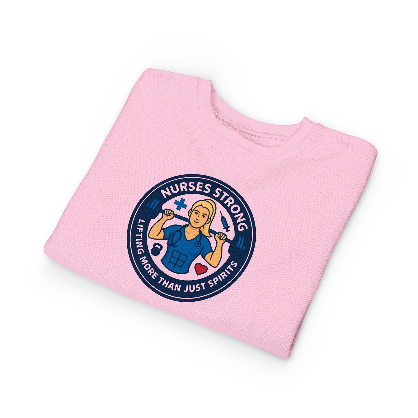 Nurse-Themed Toddler Sweatshirt - Perfect Gift for Little Heroes, Kids' Apparel, Healthcare Appreciation, Birthday Present, Everyday Comfort