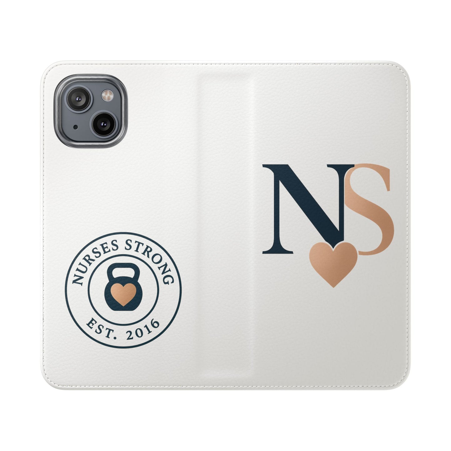 Navy Rose NS  Flip Case | Phone Accessory for Healthcare Workers | Gift for Nurses | Stylish & Functional | Durable Phone Protection