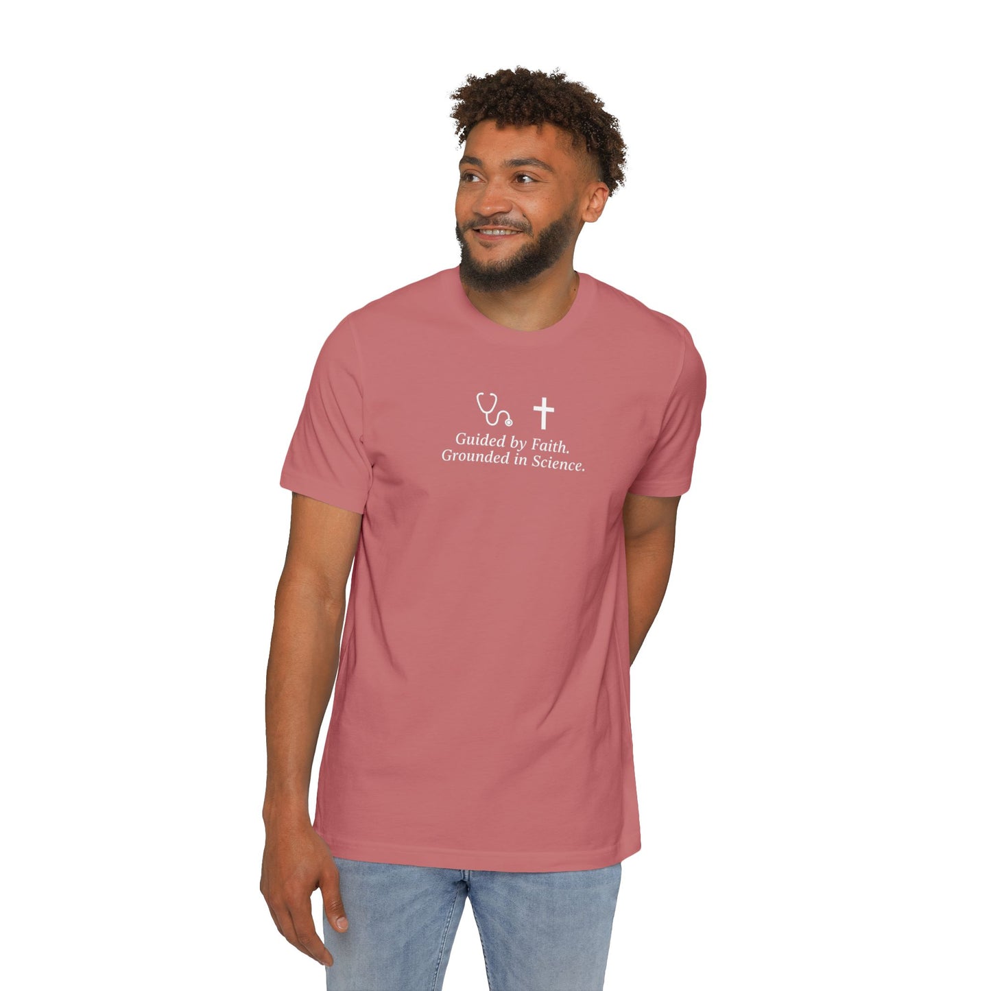 Faith and Science T-Shirt | Casual Wear, USA-Made