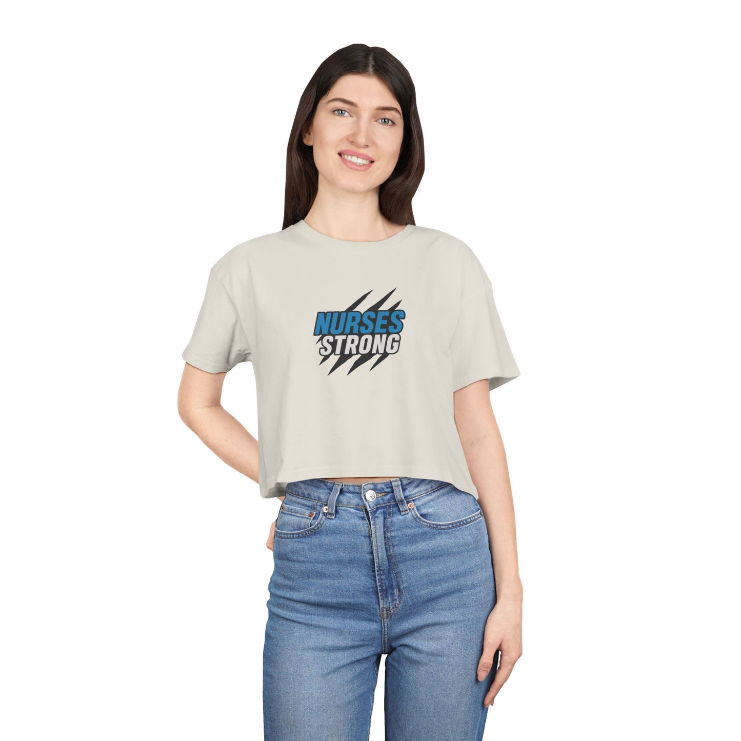 Fierce Women's Crop Tee – Fitness, Casual
