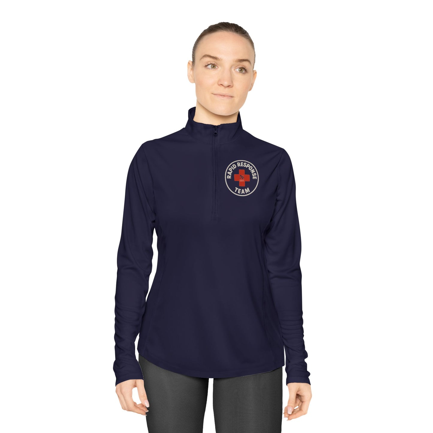 Ladies Quarter-Zip Pullover - Cozy Layer for Active Women, Ideal for Sports & Relaxation, Perfect Gift for Any Occasion