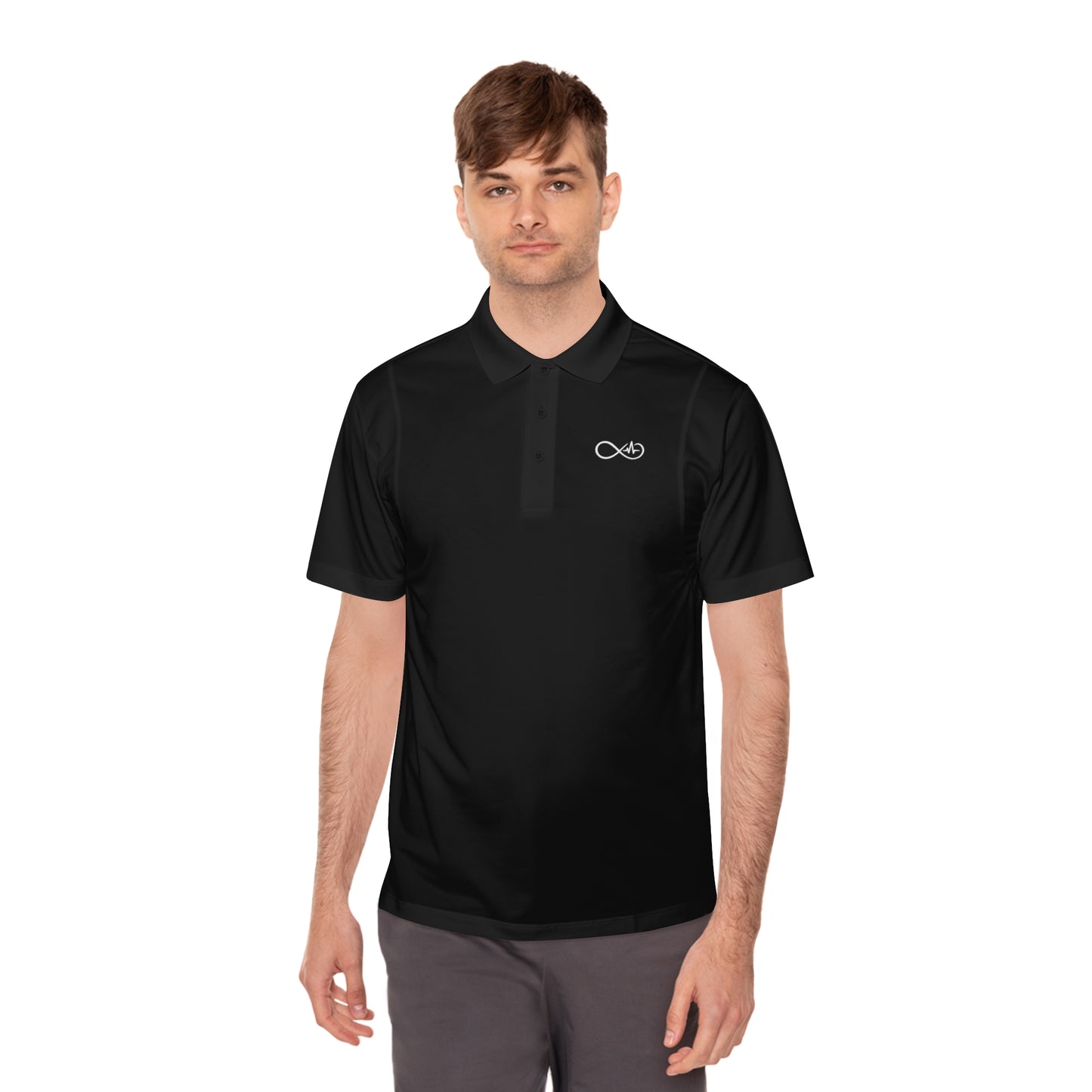 Infinity Men's Sport Polo Shirt - Lightweight Athletic Wear for Casual or Active Lifestyle, Perfect for Sports, Golf, Outdoor Events, Father's Day