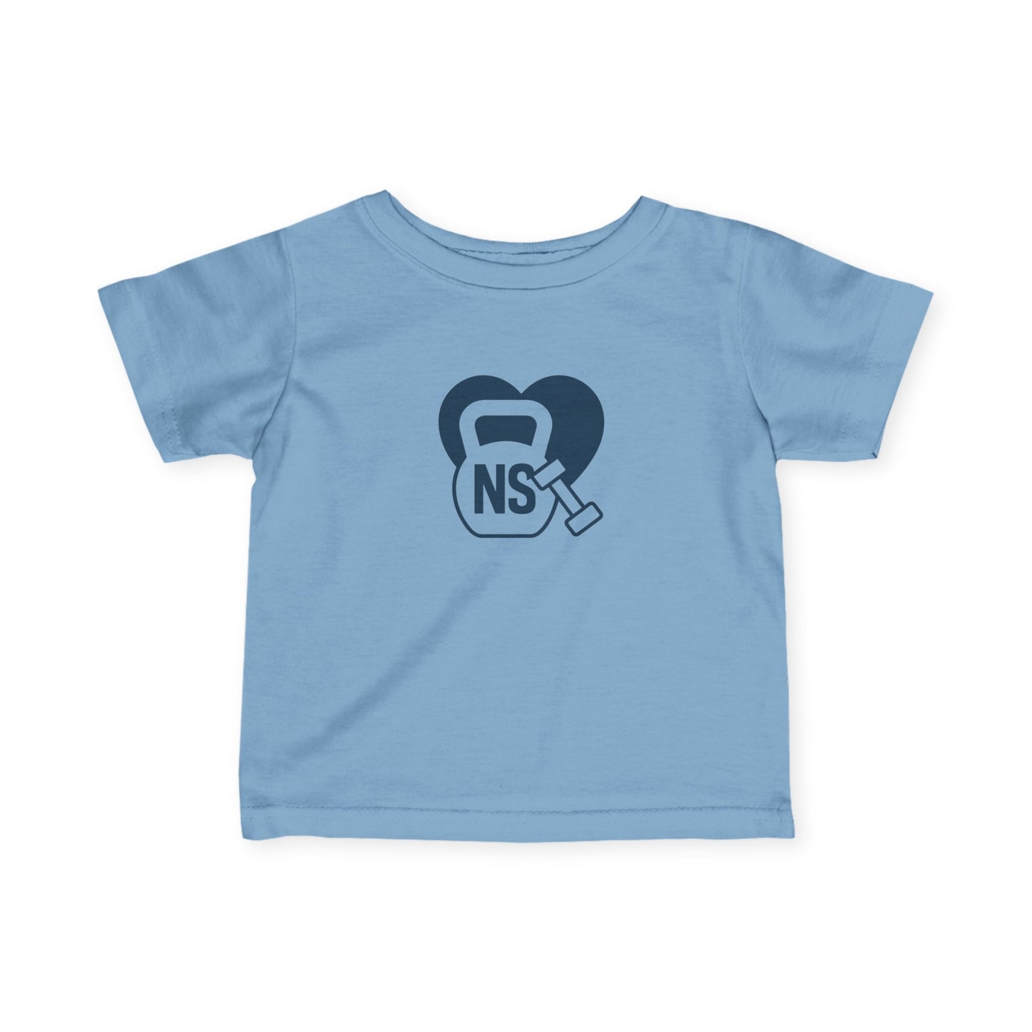 Heart & Kettlebell Infant Tee, Cute Baby Workout Shirt, Newborn Gift for Fitness Parents, Baby Clothes for Gym Lovers, Unique Baby [...]