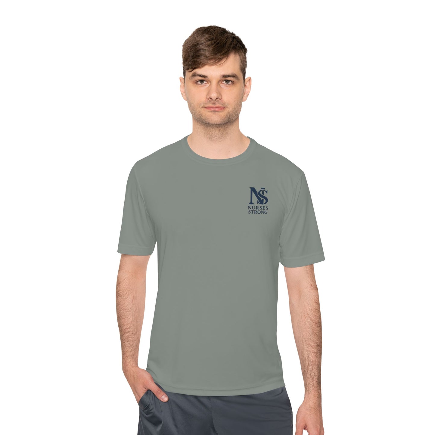 Nurses Strong Moisture-Wicking Tee, Perfect for Healthcare Workers, Gifts for Nurses, Fitness Apparel, Everyday Wear, Nurse Appreciation