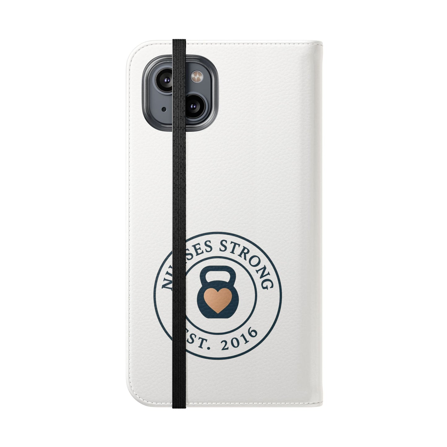 Navy Rose NS  Flip Case | Phone Accessory for Healthcare Workers | Gift for Nurses | Stylish & Functional | Durable Phone Protection