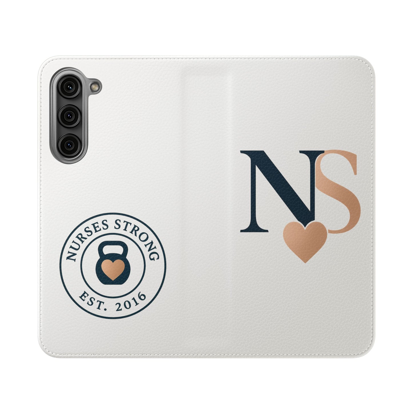 Navy Rose NS  Flip Case | Phone Accessory for Healthcare Workers | Gift for Nurses | Stylish & Functional | Durable Phone Protection