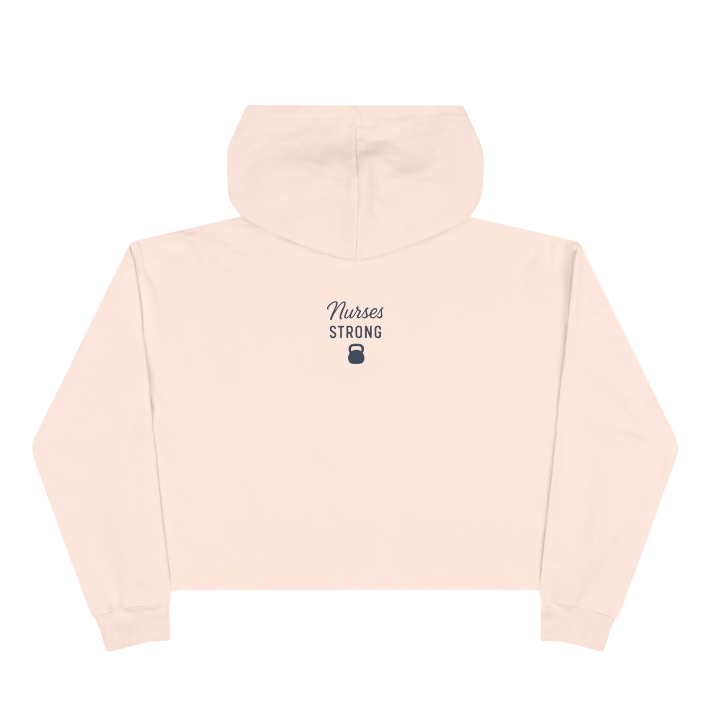 Healing Nurse Crop Hoodie - Supportive Gift for Nurses, Medical Professionals, Self-Care, Appreciation, Wellness