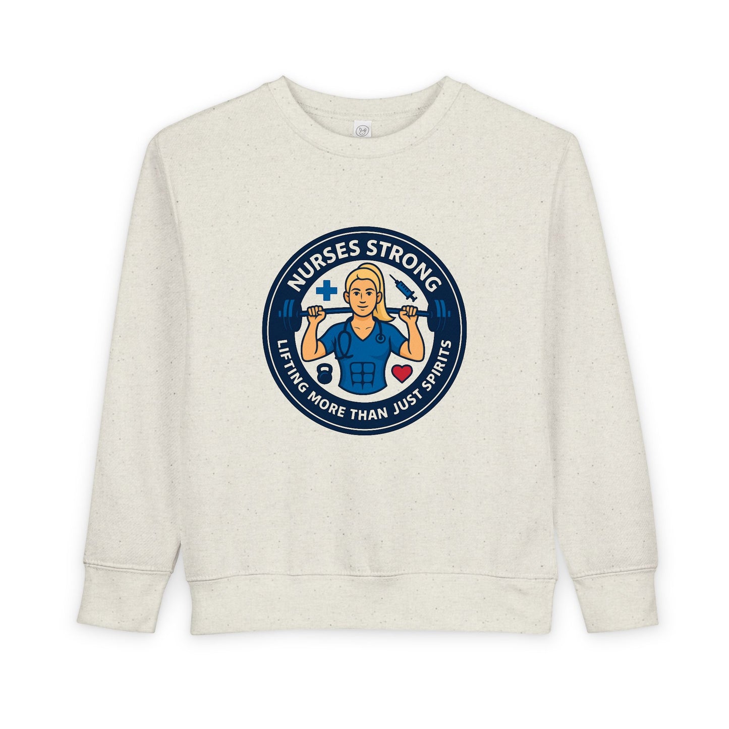 Nurse-Themed Toddler Sweatshirt - Perfect Gift for Little Heroes, Kids' Apparel, Healthcare Appreciation, Birthday Present, Everyday Comfort
