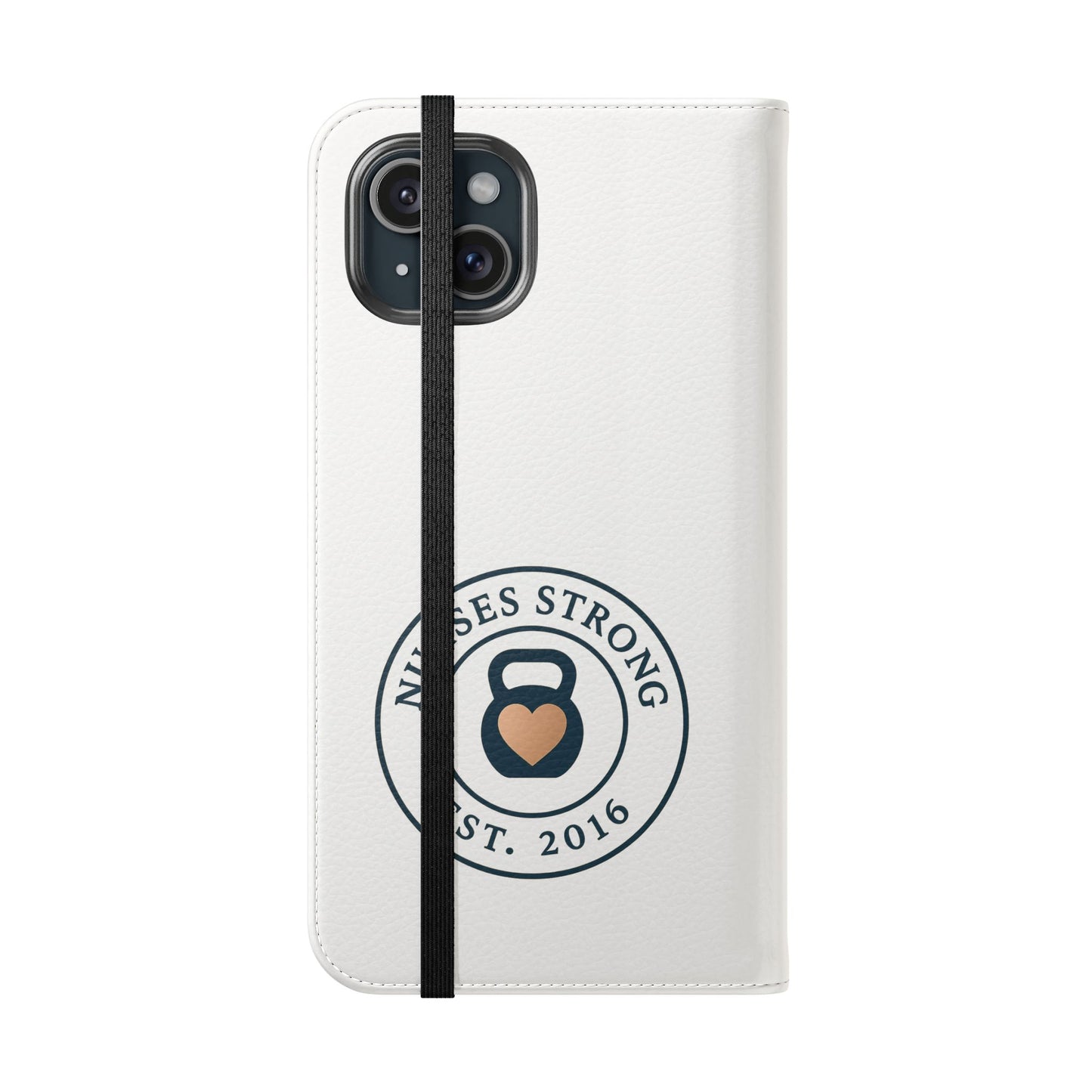 Navy Rose NS  Flip Case | Phone Accessory for Healthcare Workers | Gift for Nurses | Stylish & Functional | Durable Phone Protection